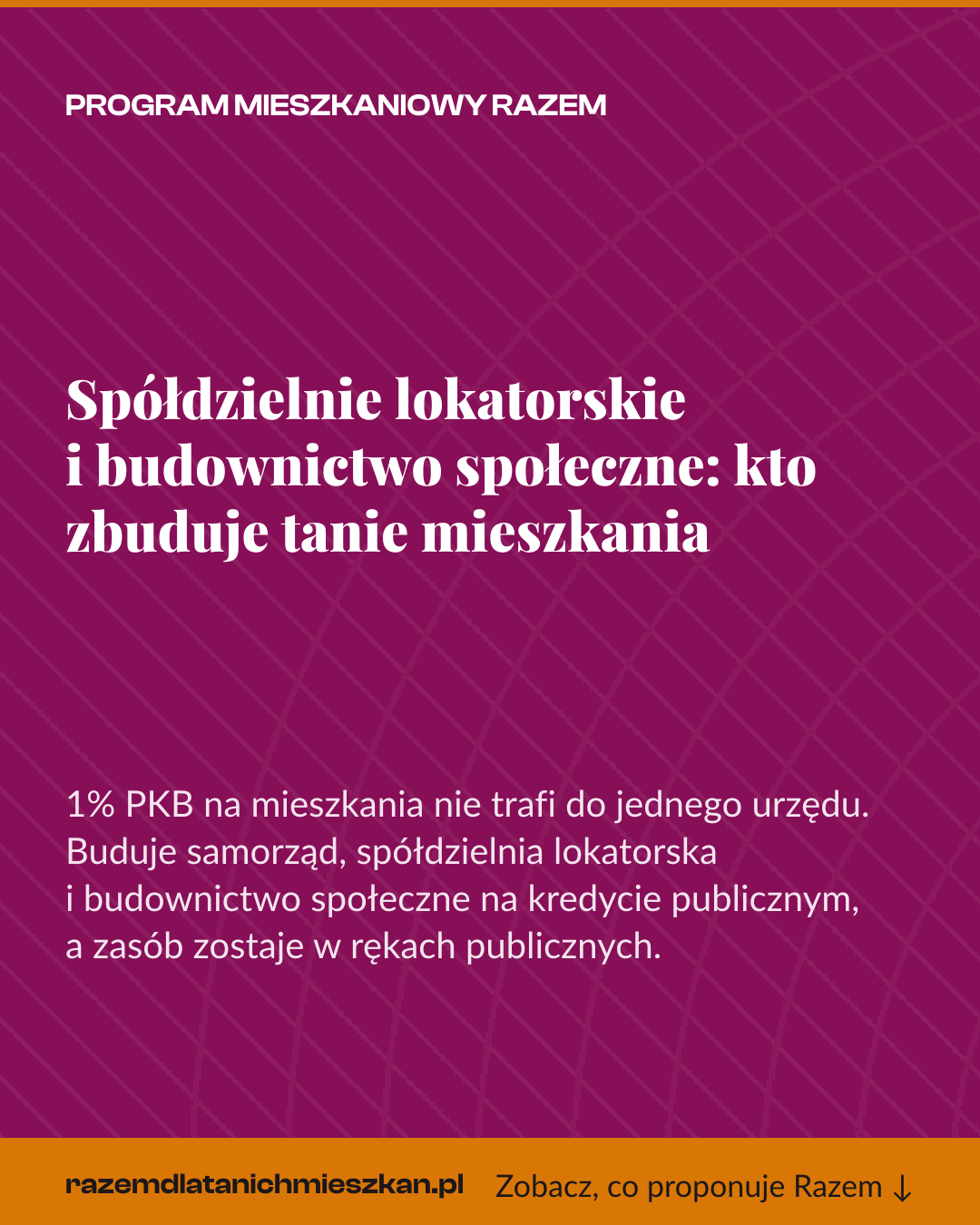 Grafika pionowa do udostępnienia: Spółdzielnie lokatorskie i budownictwo społeczne: kto zbuduje tanie mieszkania