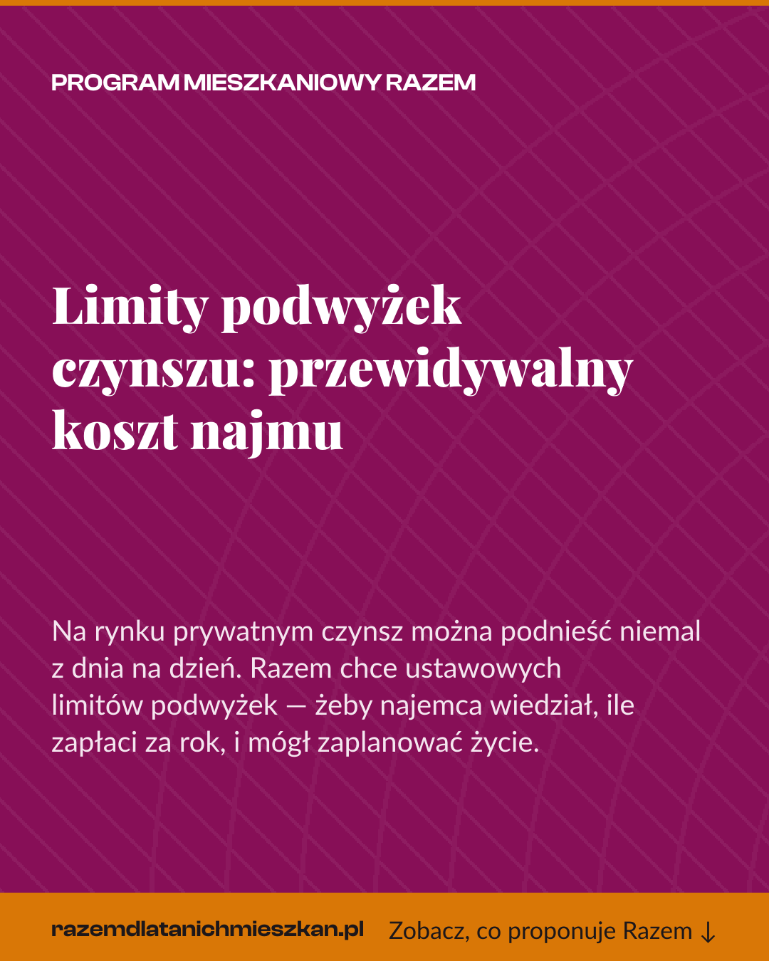 Grafika pionowa do udostępnienia: Limity podwyżek czynszu: przewidywalny koszt najmu