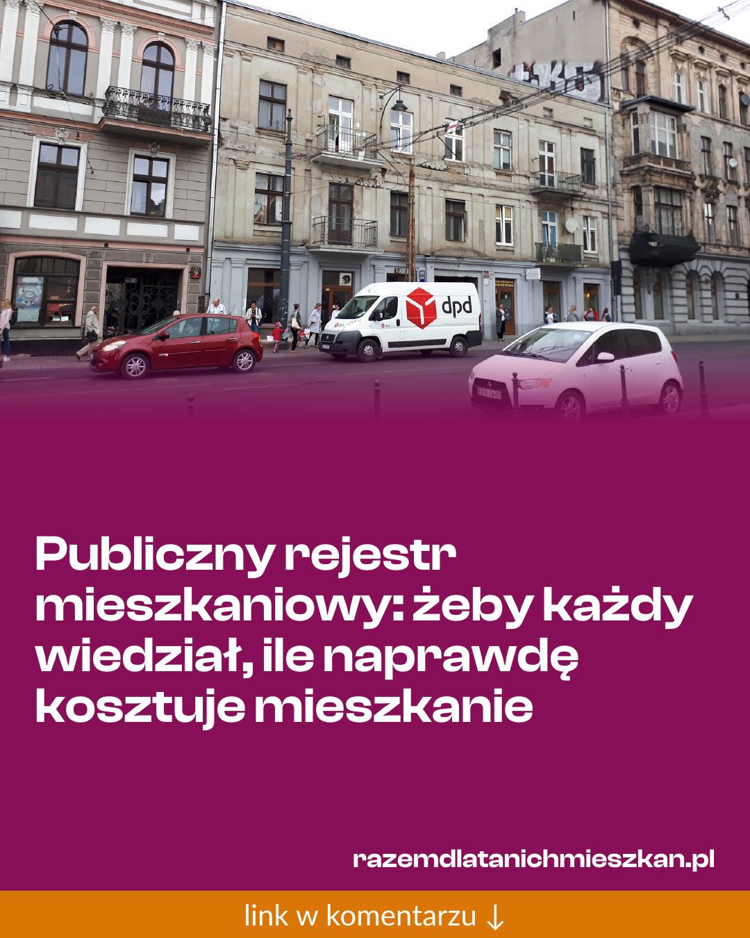 Grafika do udostępnienia: Publiczny rejestr mieszkaniowy: żeby każdy wiedział, ile naprawdę kosztuje mieszkanie